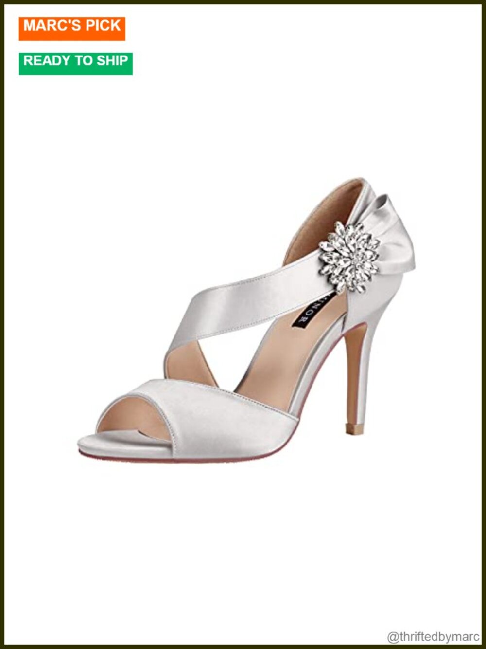 Women's Open Toe Stiletto High Heel Bow Party Sandals